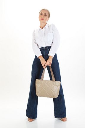 کیف دوشی قهوه ای زنانه چرم مصنوعی Adelina Bags - کد 870124558