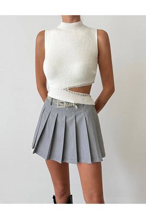 بلوز سفید زنانه ساده MODA - کد 870905302