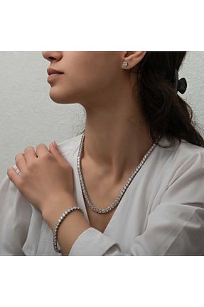دستبند نقره زنانه 925 عیار Entrendi Cansus - کد 871052788