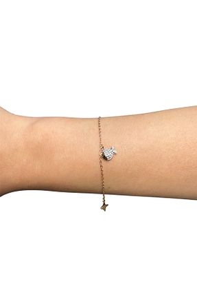 دستبند استیل (فولاد) طلائی زنانه استیل (فولاد) almitra jewelry - کد 858204674