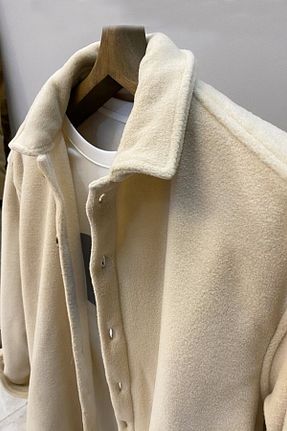 پیراهن بژ مردانه اورسایز LEYEL Moda - کد 227078400