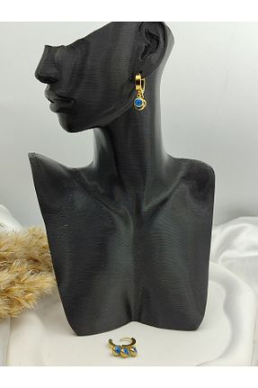 گوشواره استیل (فولاد) طلائی زنانه استیل (فولاد) Store - کد 870915584