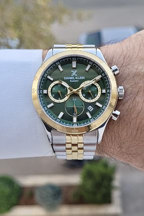 ساعت مچی سبز مردانه 43 میلی متر Daniel Klein - کد 871050905