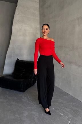 شلوار مشکی زنانه لیکرا İstangül Butik - کد 870936737