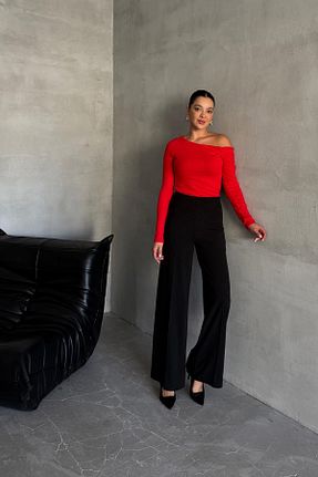 شلوار مشکی زنانه لیکرا İstangül Butik - کد 870936737