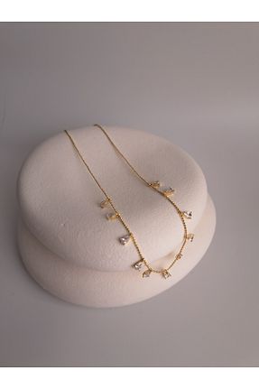 گردنبند جواهر طلائی زنانه برنجی BHR AKSESUAR - کد 870942399