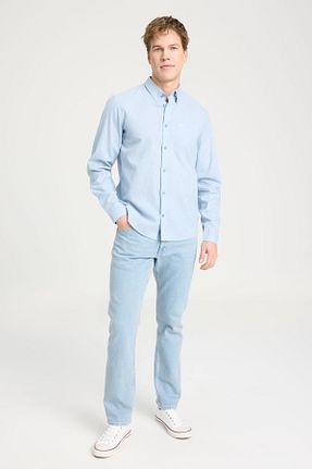 پیراهن آبی مردانه رگولار Wrangler - کد 835018496