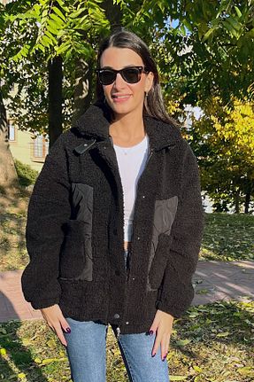 کاپشن مشکی زنانه گشاد Love The Wind - کد 861628903