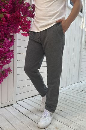 شلوار کرمگن طوسی مردانه رگولار OXVİN - کد 870959666