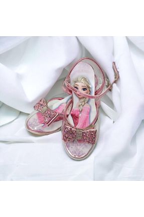 کفش پاشنه بلند کلاسیک صورتی بچه گانه چرم لاکی PATİK BEBE - کد 831163181