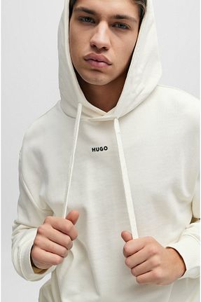 سوئیشرت بژ مردانه ساده HUGO - کد 870979486