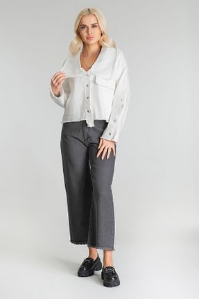 کاپشن نباتی زنانه گشاد Bold & Young - کد 871009096