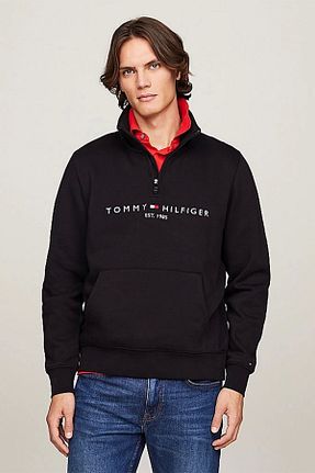 سوئیشرت مشکی مردانه ساده Tommy Hilfiger - کد 359396984