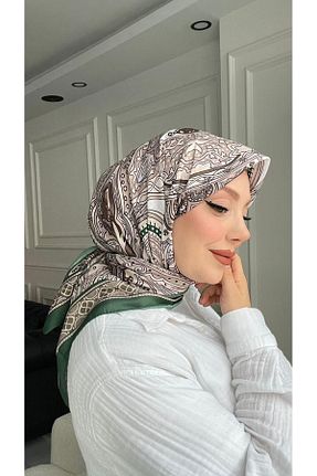 روسری سبز پلی استر Onur - کد 868546646