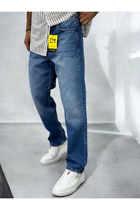 شلوار آبی مردانه جین DENIM MAN - کد 853728053