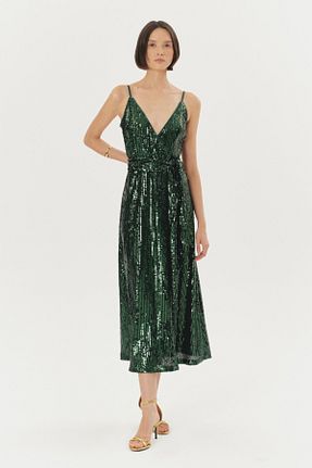 لباس سبز زنانه بافتنی Exquise - کد 871036628