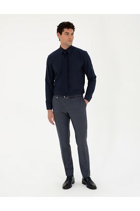 شلوار آبی مردانه پشمی Pierre Cardin - کد 871055029