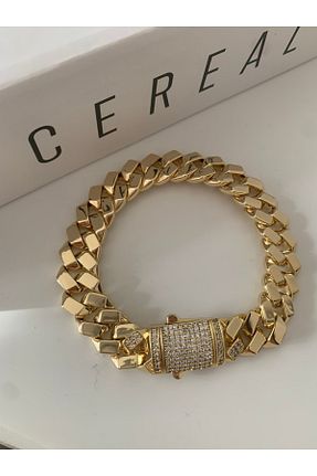 دستبند استیل (فولاد) طلائی زنانه استیل ضد زنگ Chiaro Accessory - کد 799119213
