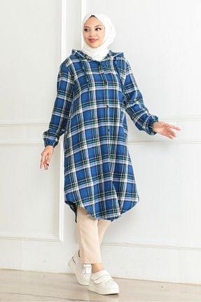 پیراهن حجاب آبی زنانه Relaxed Nevayla Moda - کد 871061587