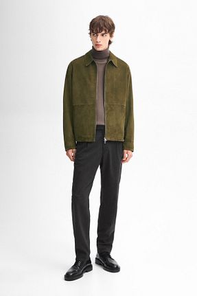 کت خاکی مردانه رگولار Massimo Dutti - کد 871066011