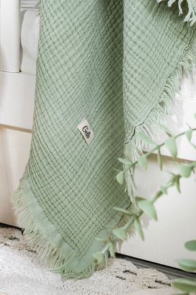 پتوی کودک و نوزاد فیروزه ای پنبه ای GELB - کد 871086138