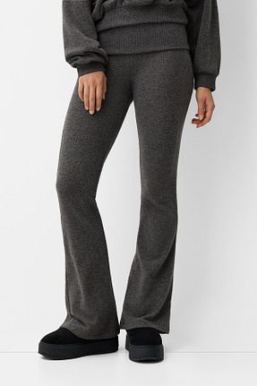 شلوار طوسی زنانه پلی استر Bershka - کد 871070226