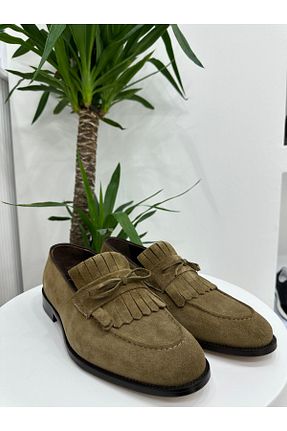 کفش کلاسیک نارنجی مردانه چرم خالص Klay Shoes - کد 871076870