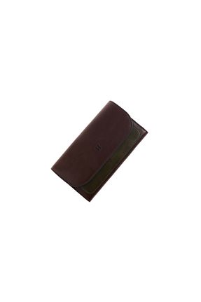 کیف پول قهوه ای زنانه ابعاد بزرگ HELMBROOK - کد 871080347