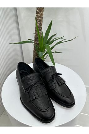 کفش کلاسیک مشکی مردانه چرم خالص Klay Shoes - کد 871076944