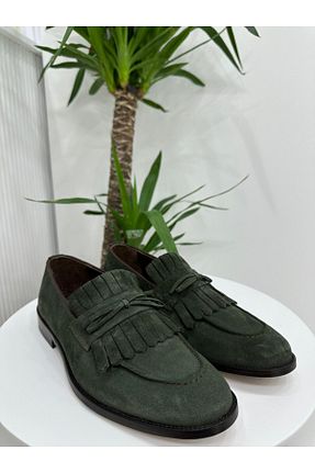 کفش کلاسیک خاکی مردانه چرم خالص Klay Shoes - کد 871076866