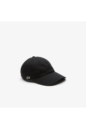 کلاه مشکی زنانه پنبه ای Lacoste - کد 366464456
