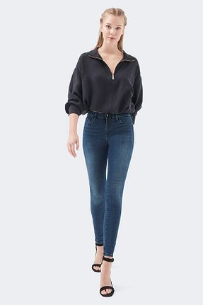 شلوار آبی زنانه لیکرا TRENDNATUREL - کد 171625183