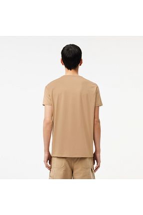 تیشرت بژ مردانه رگولار Lacoste - کد 871115487
