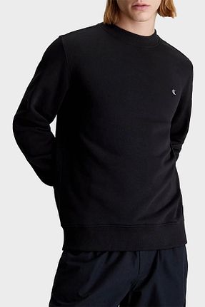 سوئیشرت مشکی مردانه ساده Calvin Klein - کد 786420262