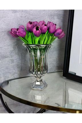 گلدان طوسی شیشه PEKİBU - کد 734898467