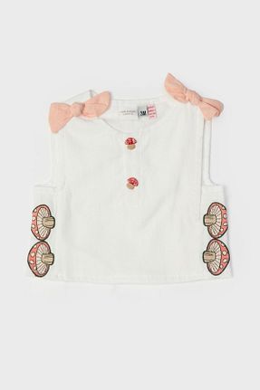 بلوز سفید بچه گانه ساده Layette - کد 819615003