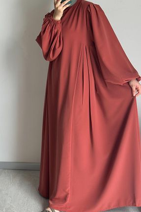 لباس حجاب نارنجی کلوش ANDE - کد 871118804