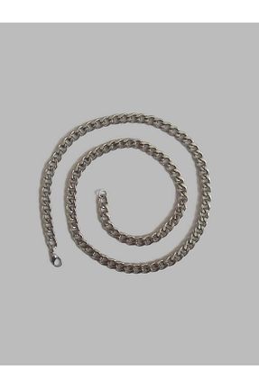 گردنبند استیل ( فولاد ) مردانه استیل ضد زنگ İNCİKEFAL - کد 861989563