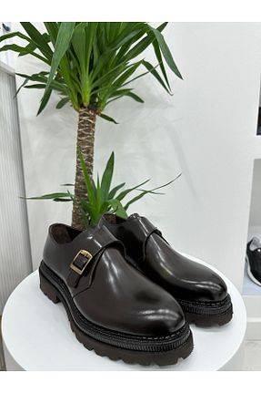کفش کژوال قهوه ای مردانه چرم خالص Klay Shoes - کد 871154575