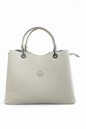 کیف دوشی سفید زنانه چرم مصنوعی Valentino Orlandi - کد 871141549