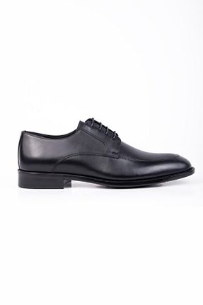 کفش کلاسیک مشکی مردانه چرم خالص İmza - کد 871152715