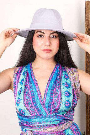 کلاه طوسی زنانه Veintitres - کد 871154469