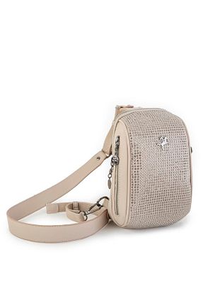 کیف کمری بژ زنانه چرم مصنوعی Nas Bag - کد 871163442