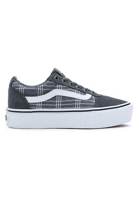 کفش اسنیکر طوسی زنانه بند دار Vans - کد 752177517