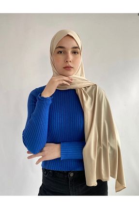 شال طوسی زنانه پنبه ای ardün hijab - کد 871153245