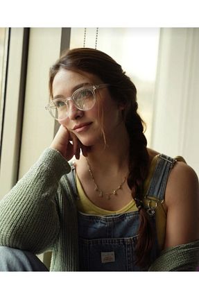 عینک محافظ نور آبی نارنجی زنانه کریستال modamore - کد 871163265