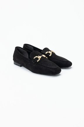 کفش لوفر مشکی زنانه پاشنه کوتاه (1 - 4 سانتی متر) Ekol - کد 871165927