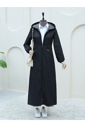 ترنچکت مشکی زنانه پلی استر Modamorfo - کد 839408467
