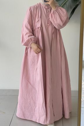 ست بالاتنه و پائین تنه حجاب صورتی Salopet ANDE - کد 871168374