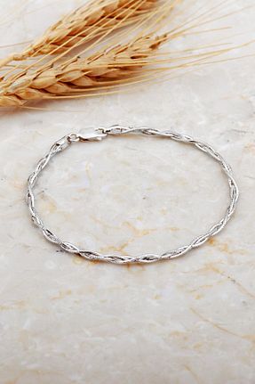 دستبند نقره زنانه 925 عیار Sümer Telkari - کد 871171220